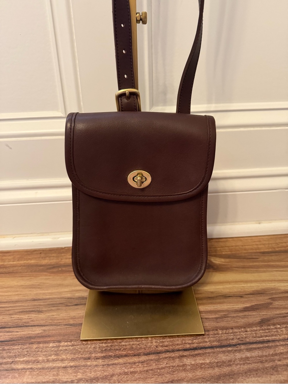 Vintage Coach Brown Crossbody Bag